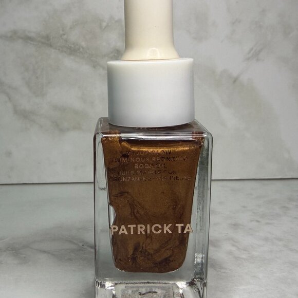 PATRICK  TA MAJOR GLOW LUMINOUS BRONZING BODY OIL-10mL - Picture 1 of 2